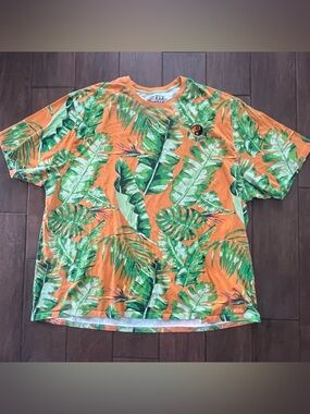 Born Fly Orange and Green Anytown USA T Shirt size 6X